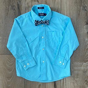 ***Final price drop*** Chaps Boys Dress Shirt & Matching Bow Tie Size 5